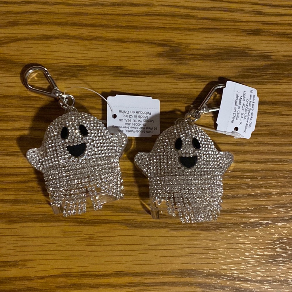 Bath and Body Works Bling Ghost Pocketbac Holder- Set of 2